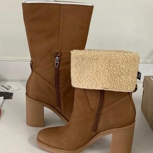 Brand New Dolce Vita Caddie Plush Bootie in Praline